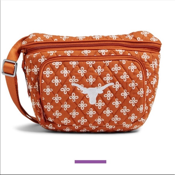 🆕✨Vera Bradley University of Texas Collegiate Fanny Pack Belt Bag Waist … - Picture 3 of 5